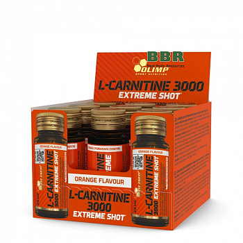 L-carnitine 3000 Extreme Glass Shot 25ml, Olimp