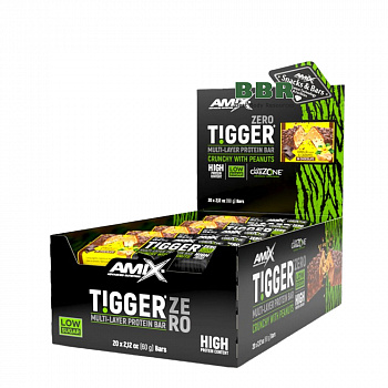 TiggerZero Multi-Layer Protein Bar 60g, Amix