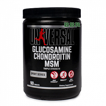 Glucosamine Chondroitin MSM Triple Strength 90 Tabs, Universal Nutrition