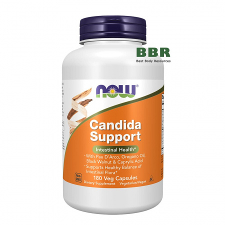 Candida Support 180 Veg Caps, NOW Foods