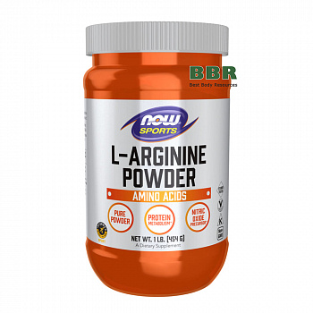 L-Arginine Powder 454g, NOW Foods