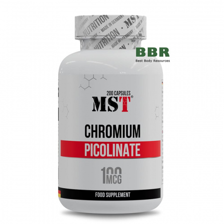 Chromium Picolinate 100mcg 200 Caps, MST
