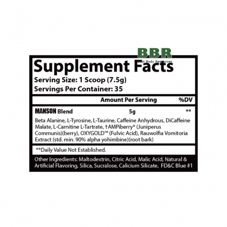 Manson 1 Serving, Dark Metal