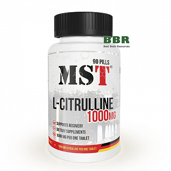 L-Citrulline 1000mg 90 Tabs, MST