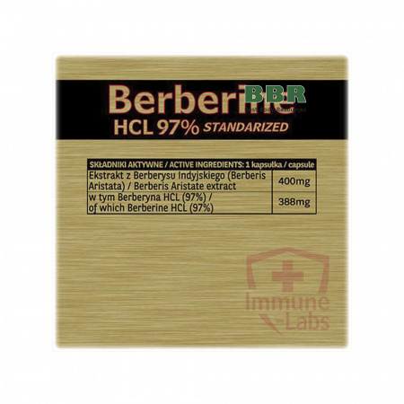 Berberine HCL 90 Caps, Immune Labs