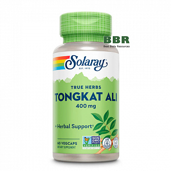 Tongkat Ali 400mg 60 Veg Caps, Solaray