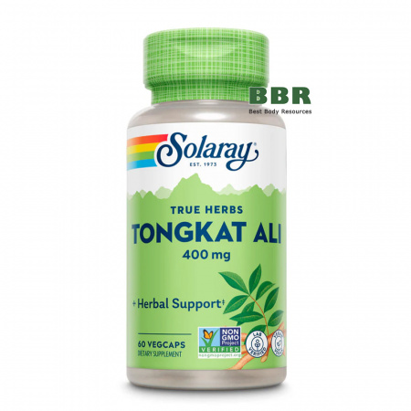 Tongkat Ali 400mg 60 Veg Caps, Solaray