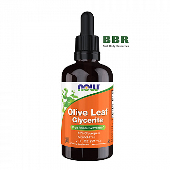 Olive Leaf Glycerite Extract 59ml, NOW Foods