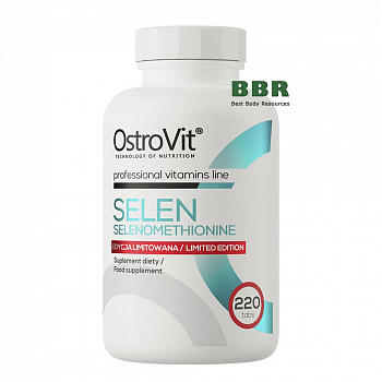 Selenium Selenomethionine 200mcg 220 Tabs, OstroVit