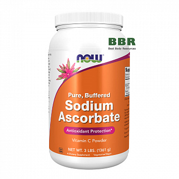 Buffered Sodium Ascorbate Vitamin C 1361g, NOW Foods