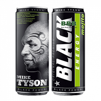 Энергетик Mike Tyson 250ml, Black Energy