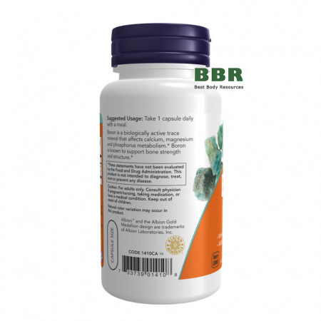 Boron 3mg 100 Veg Caps, NOW Foods Boron 3mg 100 Veg Caps, NOW Foods