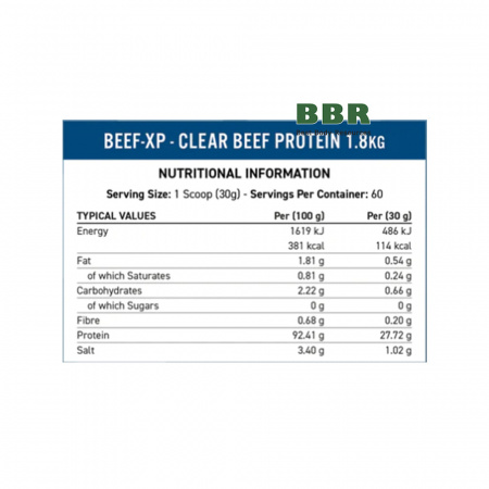 Clear BEEF-XP Protein 1.8kg, Applied Nutrition