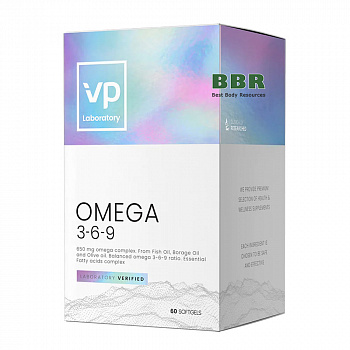 Omega 3-6-9 60caps, VP-Lab