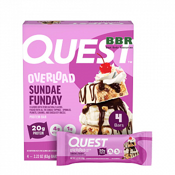 Overload Protein Bar 63g, Quest Nutrition