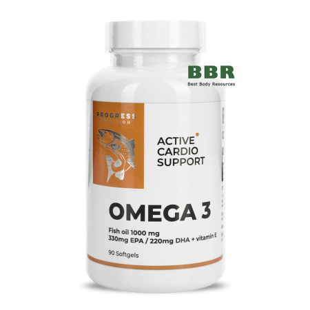 Omega 3 Fish Oil 550mg 90 Softgels, Progress Nutrition Omega 3 Fish Oil 550mg 90 Softgels, Progress Nutrition