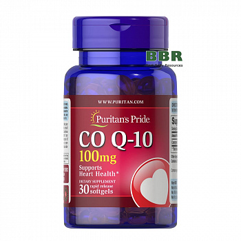 Co Q10 100mg 30 Softgels, Puritans Pride 
