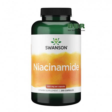Niacinamide 500mg 250 Caps, Swanson