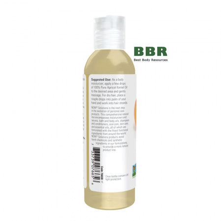 Apricot Oil 118ml, NOW Foods