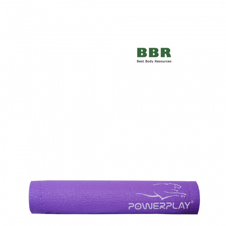 Коврик для йоги и фитнеса 4010 Purple, PowerPlay