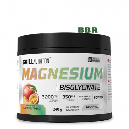 Magnesium Bisglycinate 240g, Skill Nutrition