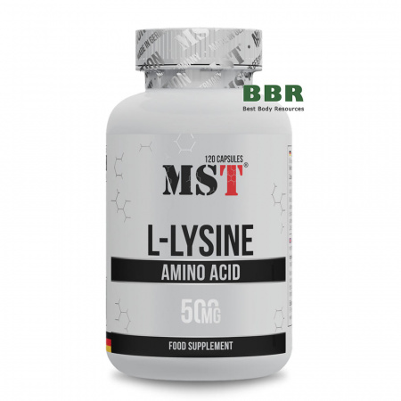 L-Lysine 500mg 120 Caps, MST