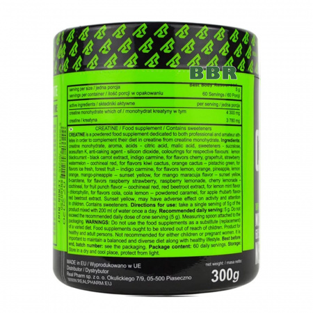 Creatine Monohydrate 300g, Real Pharm Creatine Monohydrate 300g, Real Pharm