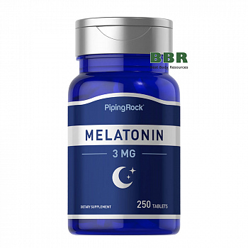Melatonin 3mg 250tab, PipingRock