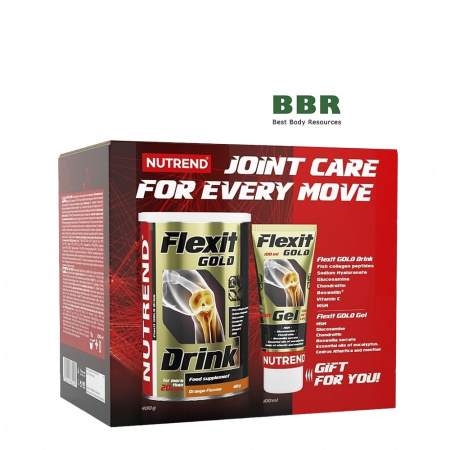 Flexit Gold Drink 400g+Gel 100ml, Nutrend