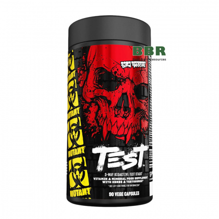 Mutant Test 90 Veg Caps, PVL