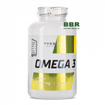 Omega 3 1000mg 120 Caps, Progress Nutrition