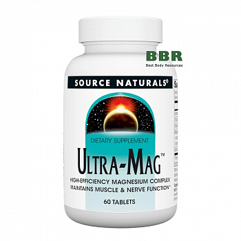 Ultra-Mag Magnesium Complex 60 Tabs, Source Naturals