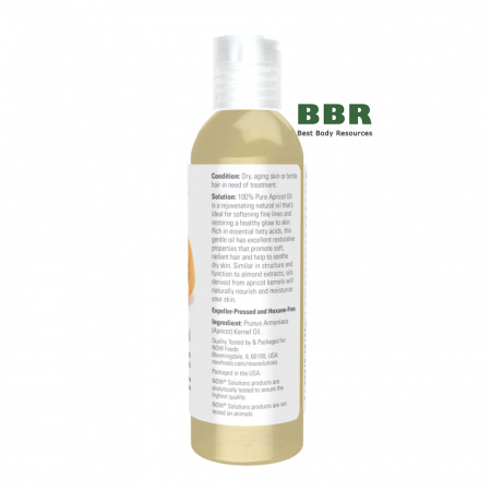 Apricot Oil 118ml, NOW Foods