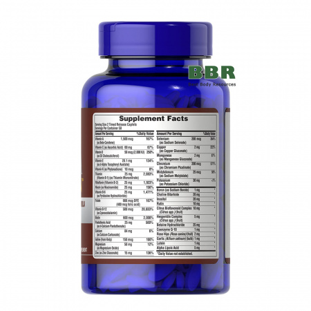 Mega Vita-Min Multivitamins for Seniors 100 Tabs, Puritans Pride