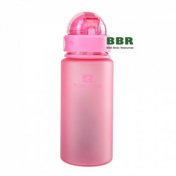 Бутылка для воды с трубочкой MX-5028 More Love 400ml, Casno