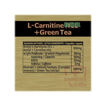 L-Carnitine HCL plus Green Tea 120 Caps, Immune Labs L-Carnitine HCL plus Green Tea 120 Caps, Immune Labs