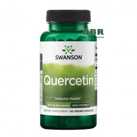 Quercetin 475mg 60 Veg Caps, Swanson