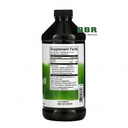 Liquid Chlorophyll 473ml, Swanson