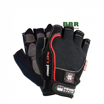 Перчатки Mens Power 2580BK-5 Black, Power System