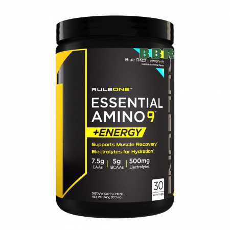 R1 Essential Amino 9 + Energy 30 Servings 345g, Rule One