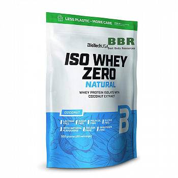 Natural Iso Whey Zero 500g bag, BioTechUSA