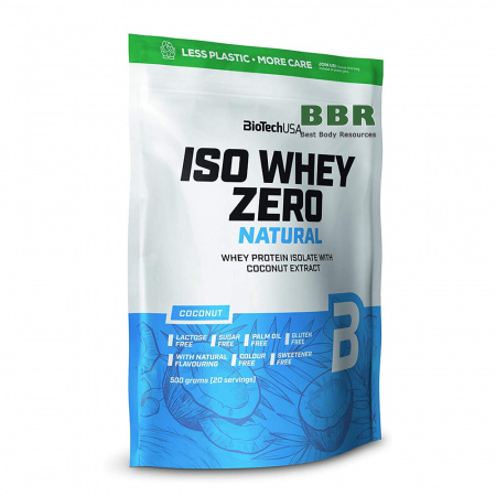 Natural Iso Whey Zero 500g bag, BioTechUSA Natural Iso Whey Zero 500g bag, BioTechUSA