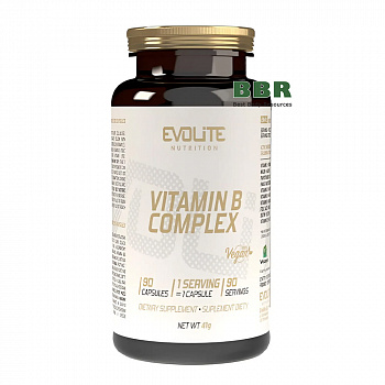 Vitamin B Complex 90 Caps, Evolite