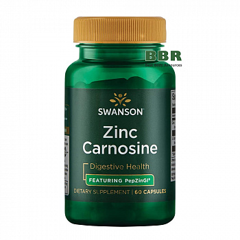 Zinc Carnosine 60 Caps, Swanson