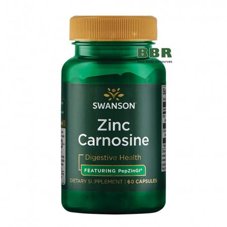Zinc Carnosine 60 Caps, Swanson