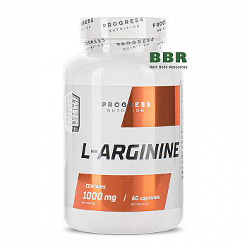 L-Arginine 1000mg 60 Caps, Progress Nutrition
