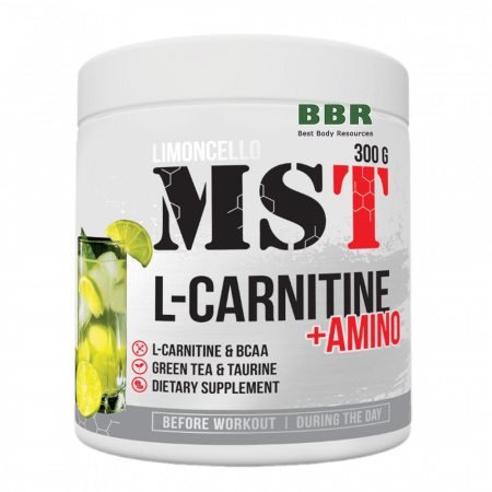L-Carnitine + Amino 300g, MST