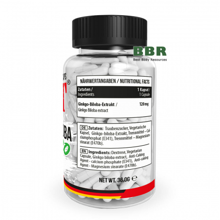Ginkgo Biloba 120mg 90 Veg Caps, MST