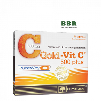Gold Vit C 500 plus 30 Caps, Olimp