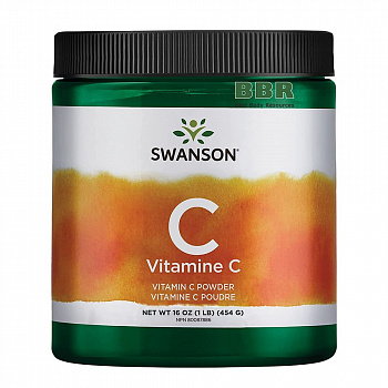 Vitamin C Powder 454g, Swanson